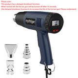2000W Industrial Electric Hot Air Gun Digital Display Car Film Heat Gun Air Dryer for Soldering Thermal Blower Shrink Wrapping