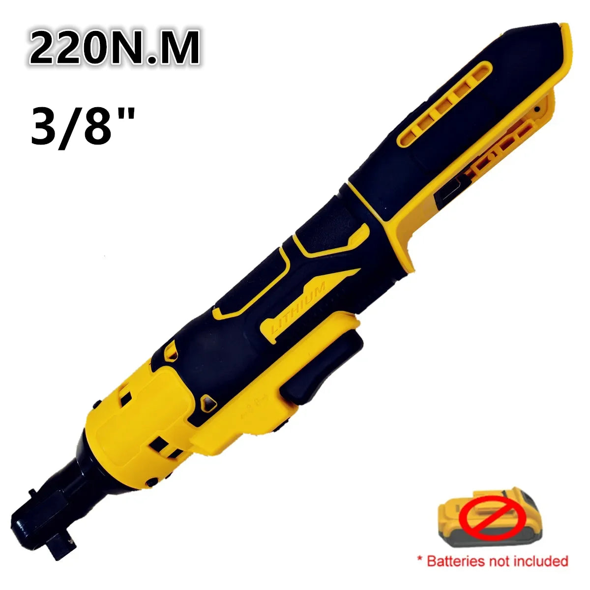 For DeWALT 20V 18V Battery 220/500/1200NM Electric Ratchet Wrench 1/2'' 3/8'' Cordless Driver Screw Nut Car Repair Power Tools