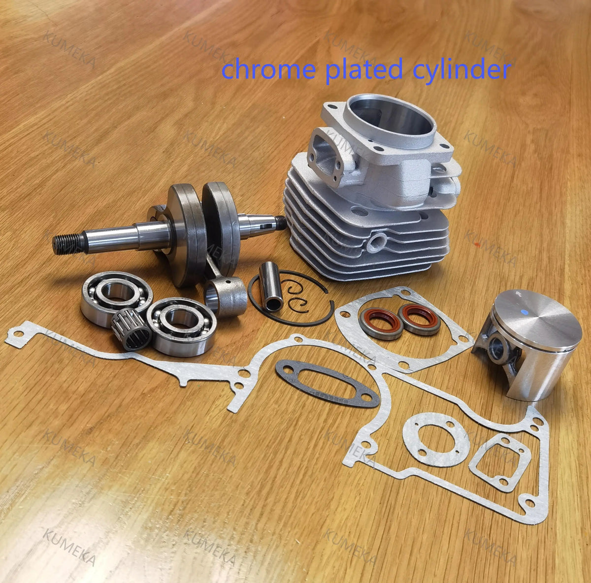 288 Cylinder Piston Kit With Crankshaft And Bearings Oil Seals Gaskets Assembly Fits Husqvarna 281 181 Chainsaw Accessories