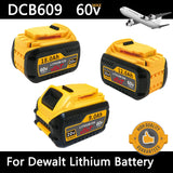 For DEWALT Battery 60V 9.0AH 12.0AH 18.0AH, Rechargeable Lithium-ion Battery, DCB609，DCB118，DCB606，Power Tool Battery