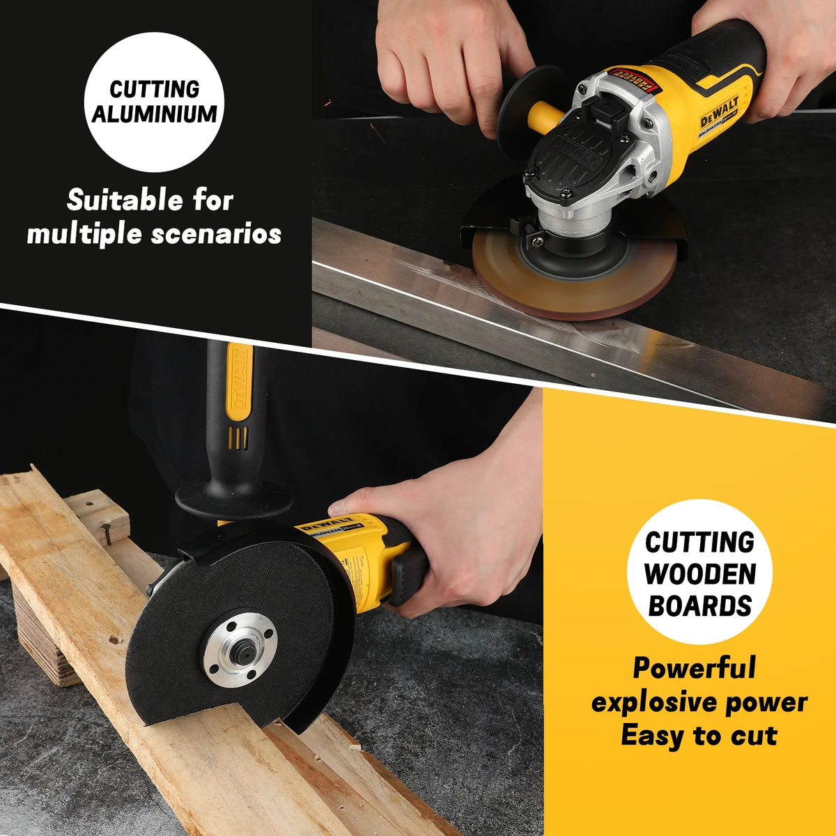 DEWALT DCG406 20V MAX Cordless Brushless 125mm Angle Grinder,Bare Tool Only - Efficient Cutting, Grinding & Polishing Machine