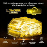 100% Original 20V 6.0Ah MAX Battery Power Tool Replacement For DeWalt DCB184 DCB181 DCB182 DCB200 20V 5A 6A 18Volt 20v Battery.