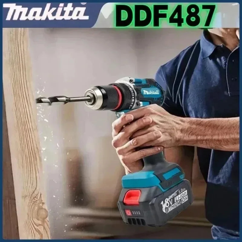 Makita DDF487 18V Lithium Brushless Cordless Drill Driver Hand Tool Compatible With All Makita 18V Series Batteries