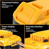 100% Genuine Dewalt 20V 6AH Battery, Rechargeable Lithium Ion Battery, Dewalt DCB200DCBL722/DCL050/DCF850Power Tool Replacement