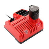 3A Li-ion Battery Charger for Milwaukee for M12 M18 48-11-1815 48-11-1828 48-11-2401 48-11-2402 EU Plug 110-240V High Quality