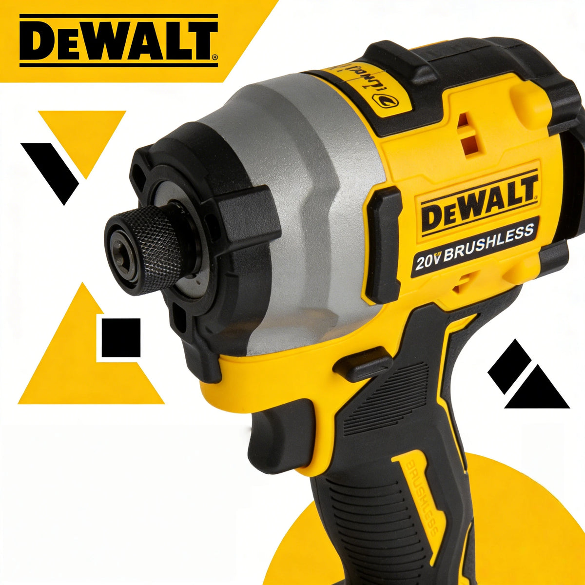 DEWALT DCFNEW850 20V Brushless Cordless Impact Driver, High Torque Rechargeable Handheld Electric Screwdriver Power Tool