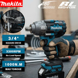 Makita 1000Nm Brushless Impact Wrench High Torque For Makita 18V Battery Construction Scaffolding Steel Structure Assembly