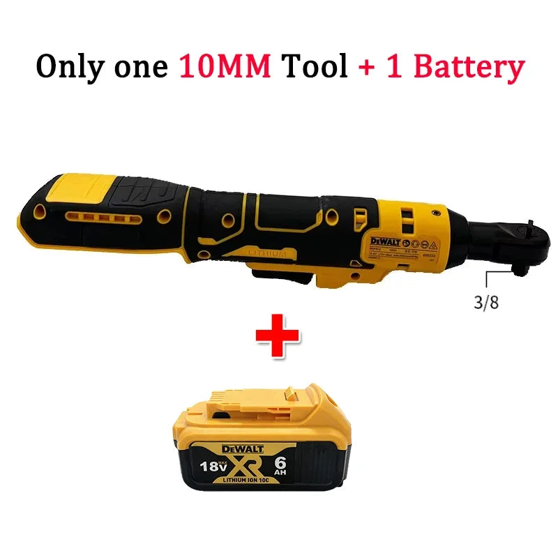 Dewalt DCF512 10mm13mm Inch Brushless Ratchet Right Angle Wrench LED Cordless Driver Variable Speed Power Wrench 20V Power Tool