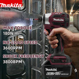 Makita DTD173 18V 180Nm Brushless Cordless Impact Driver with Ring Light Max Torque for Screw Bolt Wood Home DIY Power Tool