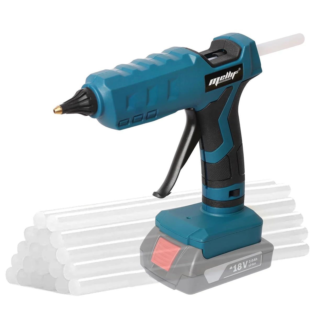 Cordless Glue Gun for Bosch 18V Battery GBA/GBA ProCORE Hot Glue Gun Full Size 11mm Stick for DIY Crafting (NO BATTERY)