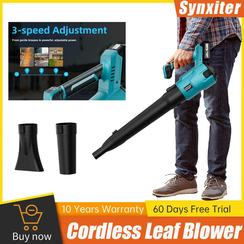 Brushless Electric Air Blower For Makita 18V Battery Rechargeable Cannon Blower Super Strong For Leaf Dust Snow Clean Power Tool