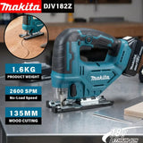 Makita DJV182 18V Cordless Brushless Bare Jigsaw Barrel Handle Unit For Carpentry Wood Plastic Metal Cutting