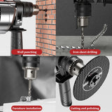 Multifunction Electric Drill Lmpact Drill Hammer Adjustable Speed Forward/Reverse Adjustable With Depth Scale EU Plug Hand Tool