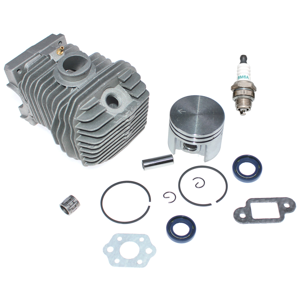 Cylinder Piston Kit for Stihl 021 MS210 MS210C MS210C-BE Z MS210Z Chainsaw PN 1123 020 1218 1123 020 1221 1123 020 1219