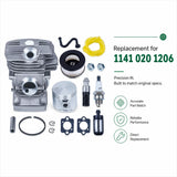 47mm Cylinder Piston Kit with Air Filter Spark Plug Fuel Filter Fuel Line For Stihl MS291 Chainsaw Parts OEM 1141 020 1206