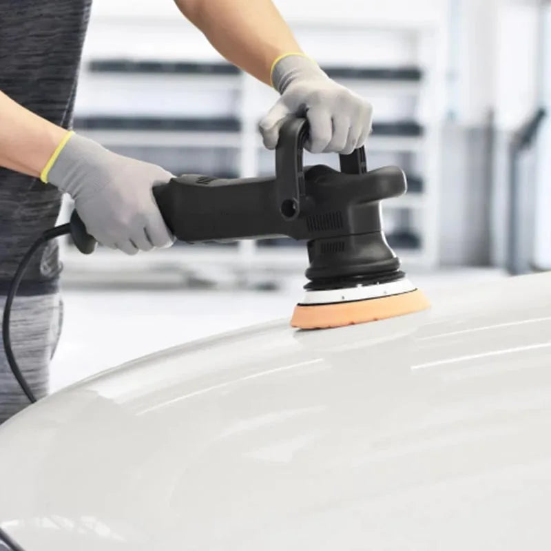 700W 6-Inch 21mm Orbit Dual-Action Car Polisher, 6-Speed Variable Speed Polishing, Sanding & Waxing Machine