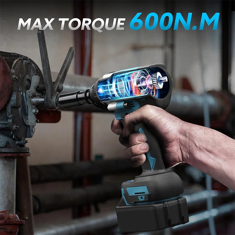 1800NM Cordless Electric Impact Wrench Compact Model Brushless Motor Lithium Electric Drive For Makita 21V Battery Pin