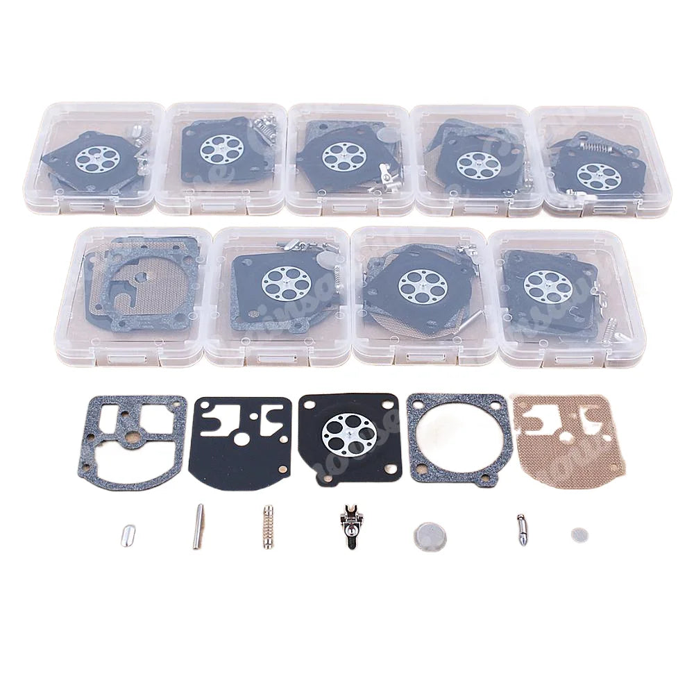 10X Carburetor Repair Kit For STIHL 009 010 011 012 011AV & AVEO ZAMA RB-11 GND-7 C1S-Z1 C1S-Z1A C1S-Z1B Homelite 240
