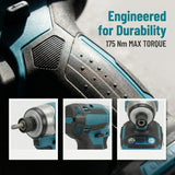 Makita 18V Brushless Bare Unit DTD173 Impact Driver T Mode LED For Driving Lag Screws During Backyard Pergola Frame Assembly