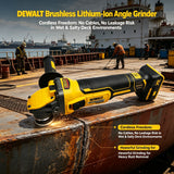 DEWALT DCG409 20V Cordless Angle Grinder, Brushless Motor 9000RPM 125mm Portable Cutting & Polishing Power Tool