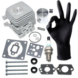 Cylinder Piston Kit For Stihl FS38 2-Mix ,FS55 2-Mix,FS55R 2-Mix,HS45 2-Mix,HS52, (From 2012 Version)