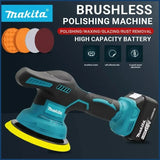 Makita 8 Gears Car Polisher Machine Cordless Electric Waxing Repairing Wireless Buffing Polisher For Makita 18V Battery