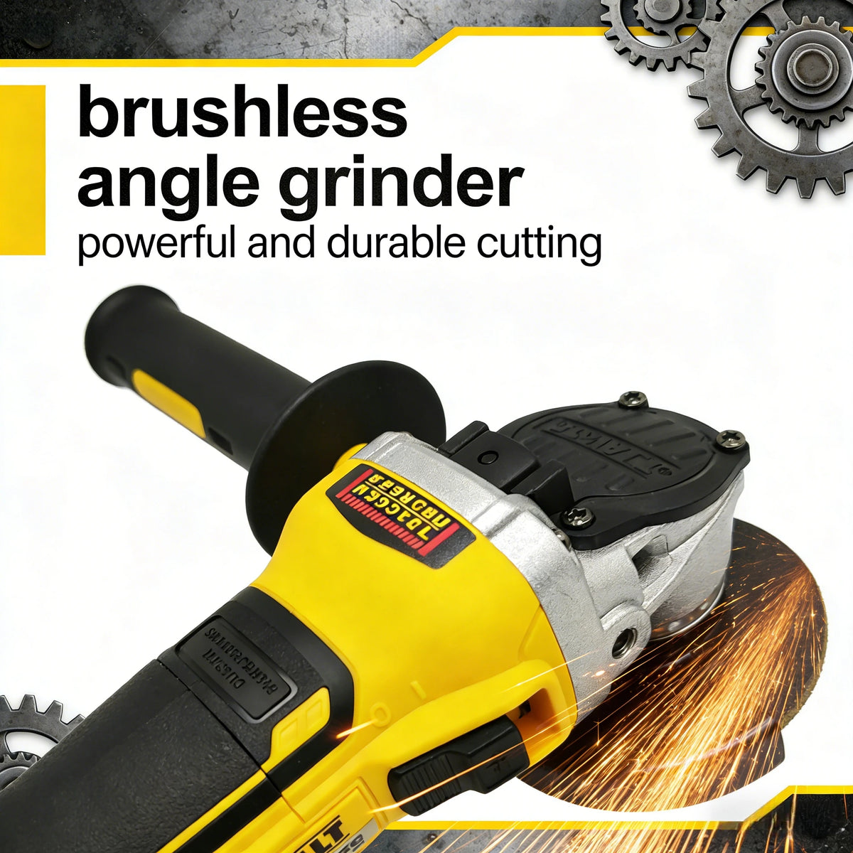 DeWalt DCG405 Brushless Lithium Angle Grinder, Electric Polisher, Metal Cutting & Polishing Tool, NO battery