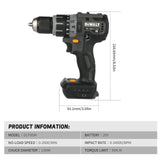 DEWALT DCF85M 18V Brushless Impact Driver 205Nm 3-Speed 101mm Compact 3x LED Ring Bare Tool