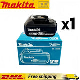 Makita 18V High‑Capacity 6.0Ah Lithium‑ion Battery Fit BL1860B BL1850B BL1840 BL1830 BL1815 Cordless Power Drill Battery Pack