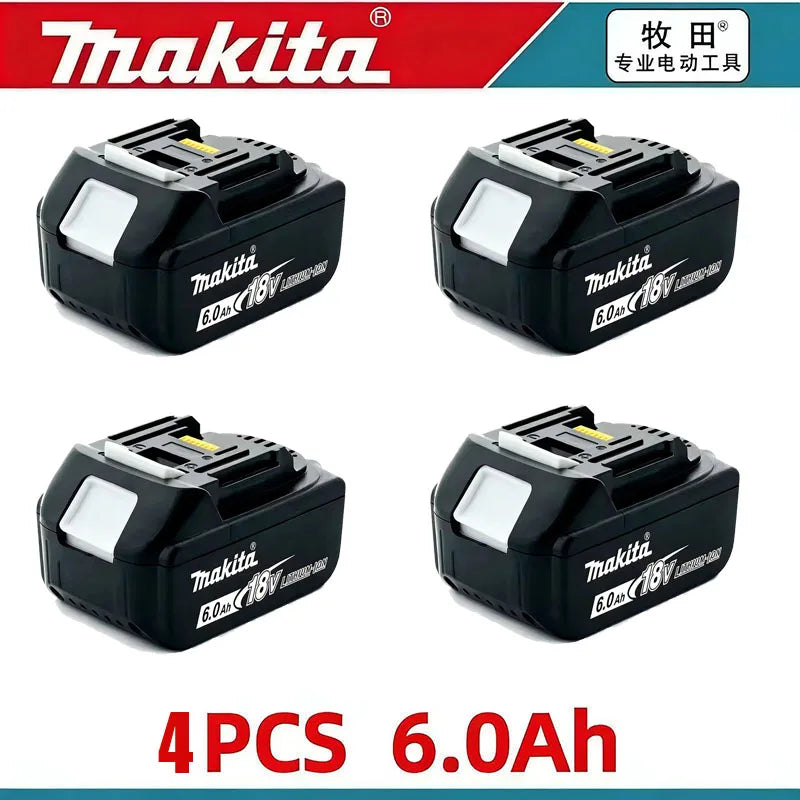 18V 6.0Ah Makita Battery Original Lithium Ion Rechargeable Battery 18V 6.0Ah Replacement Battery BL1860 BL1850 BL1860B DDF487