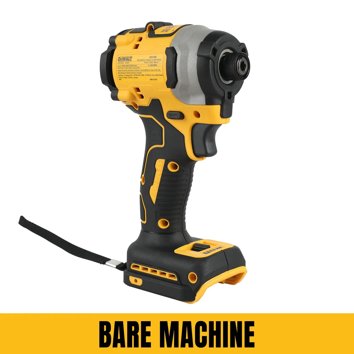DeWalt DCF850 Brushless 20V Lithium Ion Screwdriver, Electric Drill, Car Repair Electric Tool Naked Tool