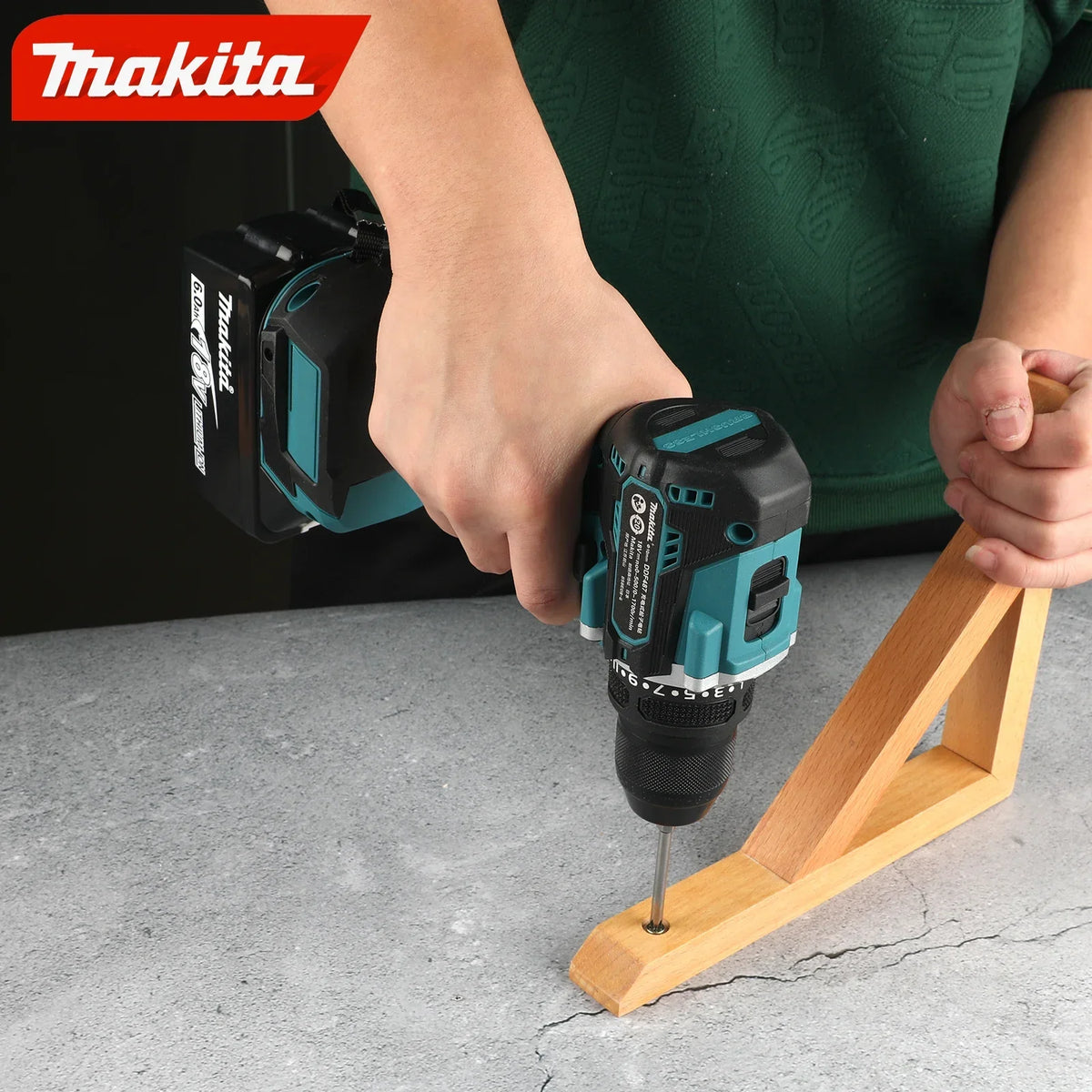 Makita New DDF487Z 18V LXT Brushless Cordless Drill Driver 40Nm 13mm Keyless Chuck 0-1700RPM Compact Bare Tool