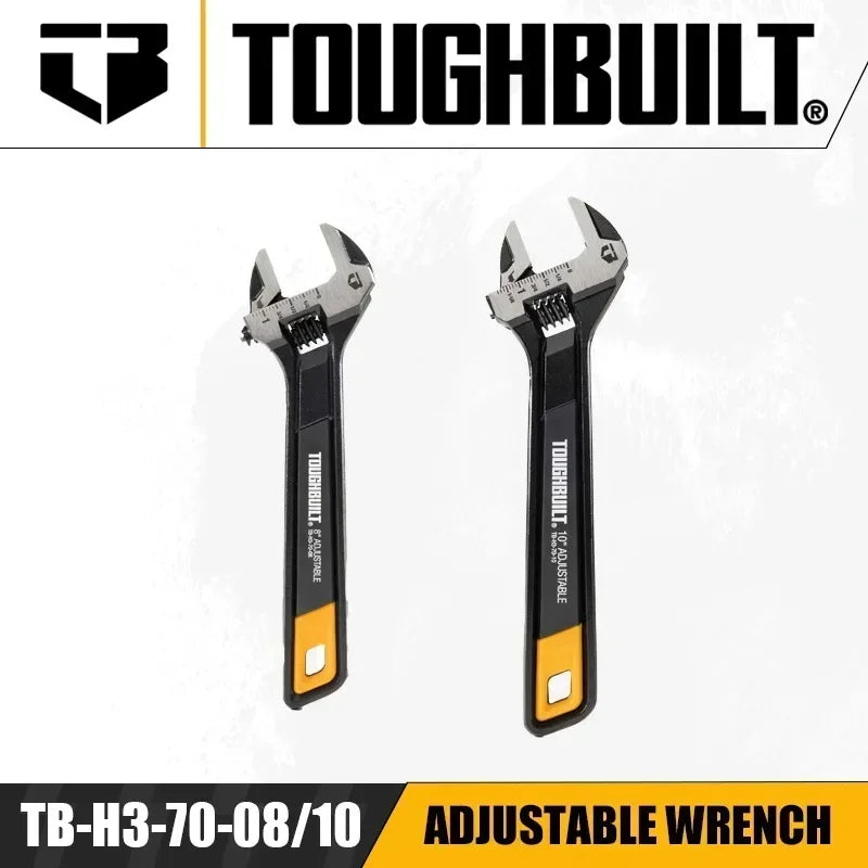 TOUGHBUILT TB-H3-70-08/TB-H3-70-10 8"/10" Adjustable Wrench Hand Tools