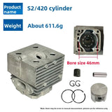 46mm Cylinder Piston Kit for STIHL BR380 BR400 BR420 SR420 Blower, Replace 4203 020 1201, 2 Stroke Engine Assembly