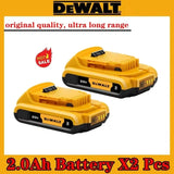 100% Genuine Dewalt 20V Battery, 2AH 5AH 6AH Rechargeable Lithium Ion Battery, Dewalt DCB200 Power Tool Replacement Battery