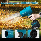 Makita Brushless 2000W Electric Turbo Blower Jet Fan 200M/S Violent Car Dryer Snow Dust Blowing Tool For Makita 18V Battery Pin
