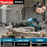 Makita Brushless Recip Saw, Cordless Power Tool for 18V & 20V Battery, Portable with 4PCS Blades, Wood/Metal Cutting Saw