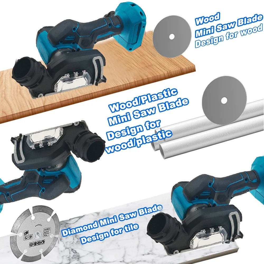 New 3 Inch Brushless Mini Angle Grinder 76Mm Electric Compact Cut-Off Tool For Makita 18V Battery