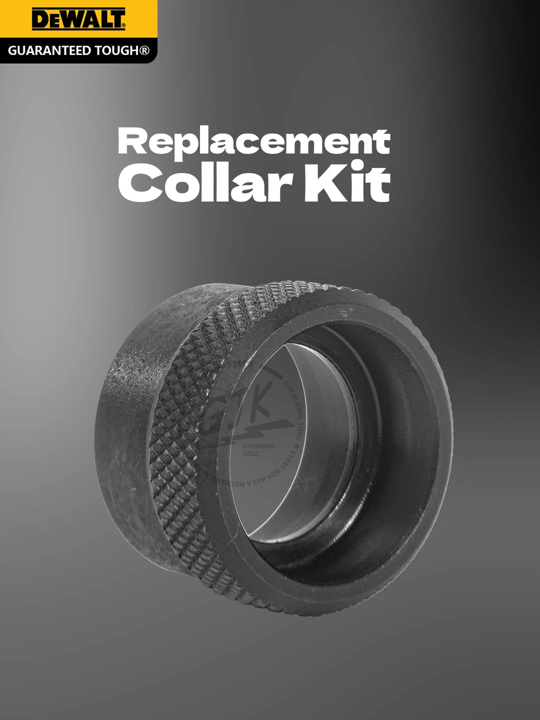 DEWALT DCF870 Impact Driver Genuine Collar Kit Replacement Part for Front End Assembly Repair, Tool Not Included
