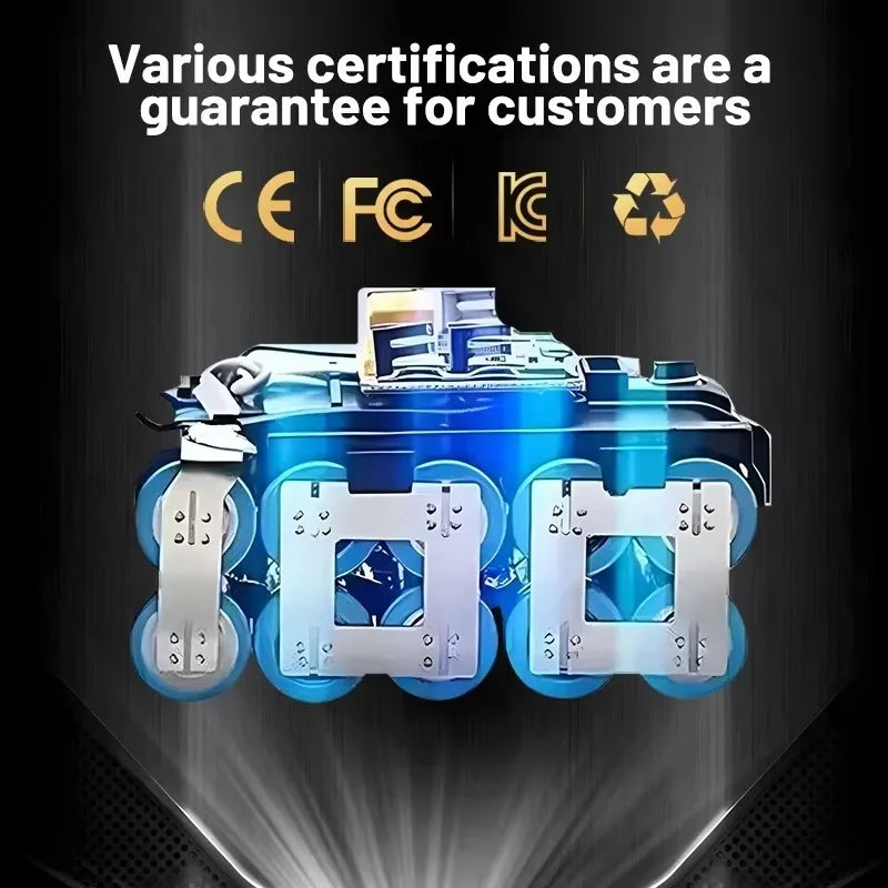 100% Original Makita 18V 6.0Ah Li-Ion Battery, Rechargeable Replacement Battery for BL1830B BL1840B BL1850B BL1860B Power Tools