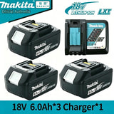 2026 Original Makita 18V LXT Lithium Battery 9.0Ah/6.0Ah/5.0Ah for BL1890 BL1860B BL1850 & DDF487