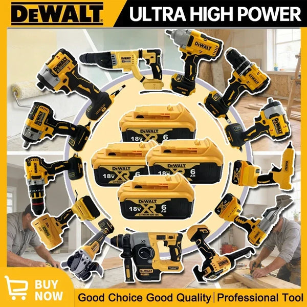 DEWALT Cordless Brushless Angle Grinder Cutter Electric Wrench Polisher Vacuum Jigsaw Multifunctional Power Tools for 18V 20V