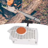 Plastic Recoil Starter Assembly Compact Easy to Install Pull Starter Replacement White Start Assembly for STIHL MS661 MS661C 、