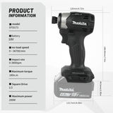 Makita Lithium Screwdriver New Dtd173 Impact Screwdriver Set Household Electric Screwdriver Electric Hand Drill(with battery)
