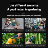FORGEKIN 4IN1 Brushless Telescoping Pole Electric Chainsaw Scissor High Branch Garden Pruning Tool For Makita 18V Battery Pin