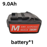 Brand New 18V 9000mAh Li-ion Rechargeable Battery lpega For Replacing Batteries Of Cordless Electric Tools BSZ18,with Charger