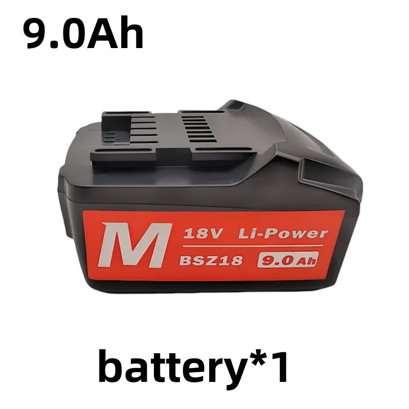 Brand New 18V 9000mAh Li-ion Rechargeable Battery lpega For Replacing Batteries Of Cordless Electric Tools BSZ18,with Charger