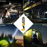Electric Goddess Cordless Lighting Light Portable Flashlight Outdoor LED Camping Light Power Tool For Dewalt 20V Battery ﻿