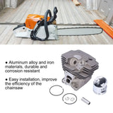 Durable Grey Cylinder Piston Kit Metal Easy to Install Piston Assembly Kit Compact Replacement Cylinder Kit for STIHL MS362 、