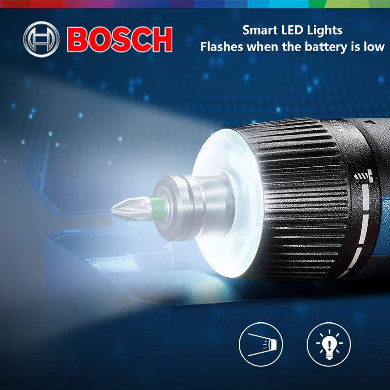 BOSCH GO 3 Cordless Screwdriver 3.6V Lithium-ion Battery Rechargeable Cordless Drill with Box Bosch GO3 Professional Tool